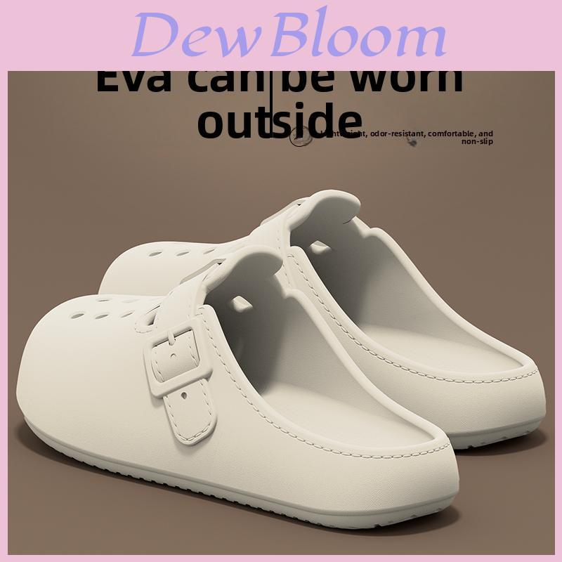 Boken Dotted Slide Sandals For Women Eva Thick Sole Nonslip Comfortable Summer Wear