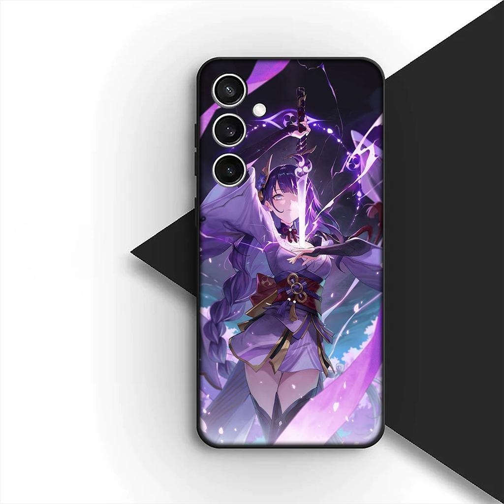 Casing for Xiaomi Redmi Note 12 11 10 A3 Pro 10A 10C 12C Note12 5G 4G Phone Cover Soft Case Genshin Baal Raiden Shogun Impact
