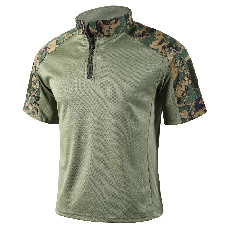 Short Sleeve Quick Dry T Shirt Men's T Shirt Outdoor Hiking Shirts Climbing  Breathable