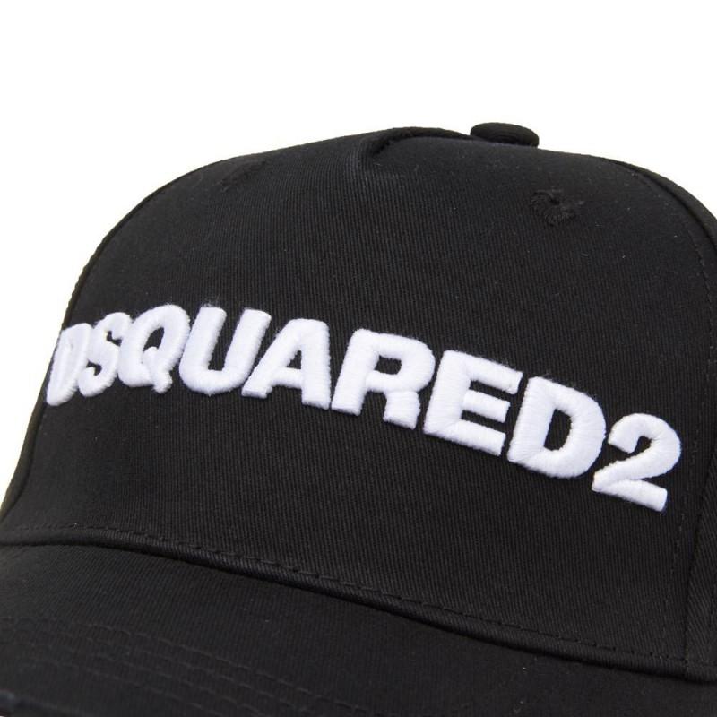 DSQUARED2 Italienische Baseballkappe schwarz