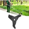 Lame per Decespugliatore in Acciaio al Carbonio Gonetre 3 Denti Lame Wacker Lame Wacker Nere 3 Denti Lame per Decespugliatore in Acciaio al Carbonio Lame per Decespugliatore Robuste