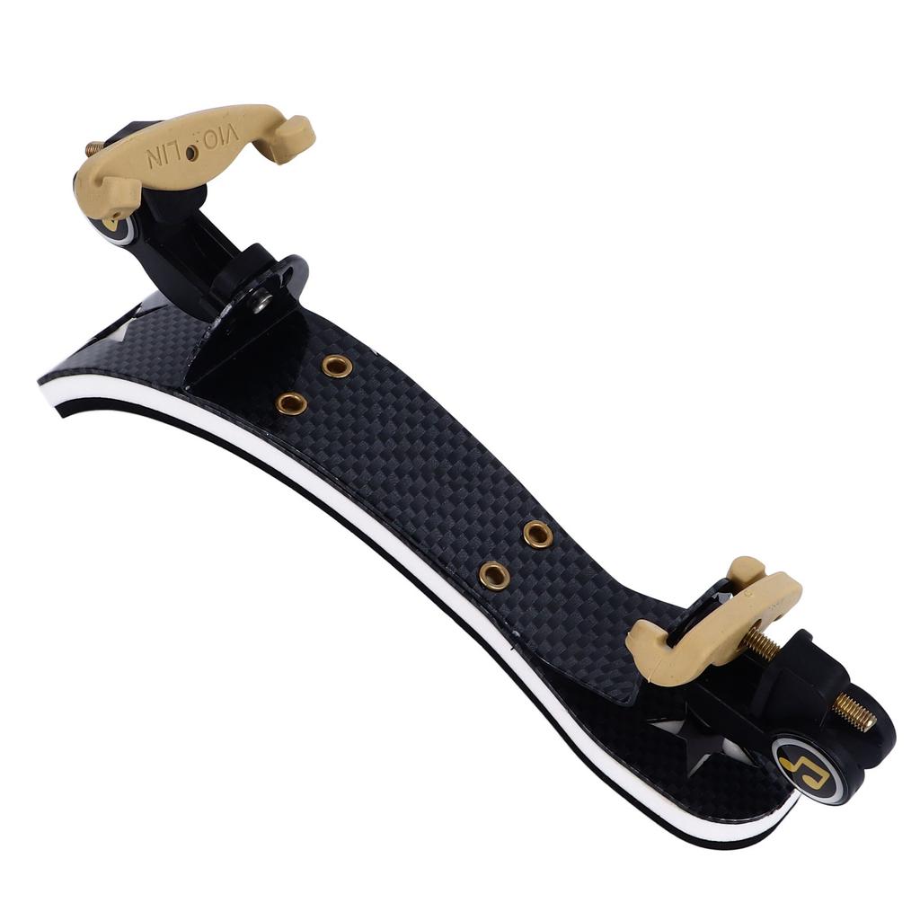 Violin Shoulder Rest Collapsible Height Adjustable Ergonomic Violin Shoulder Support for 12 Carbon