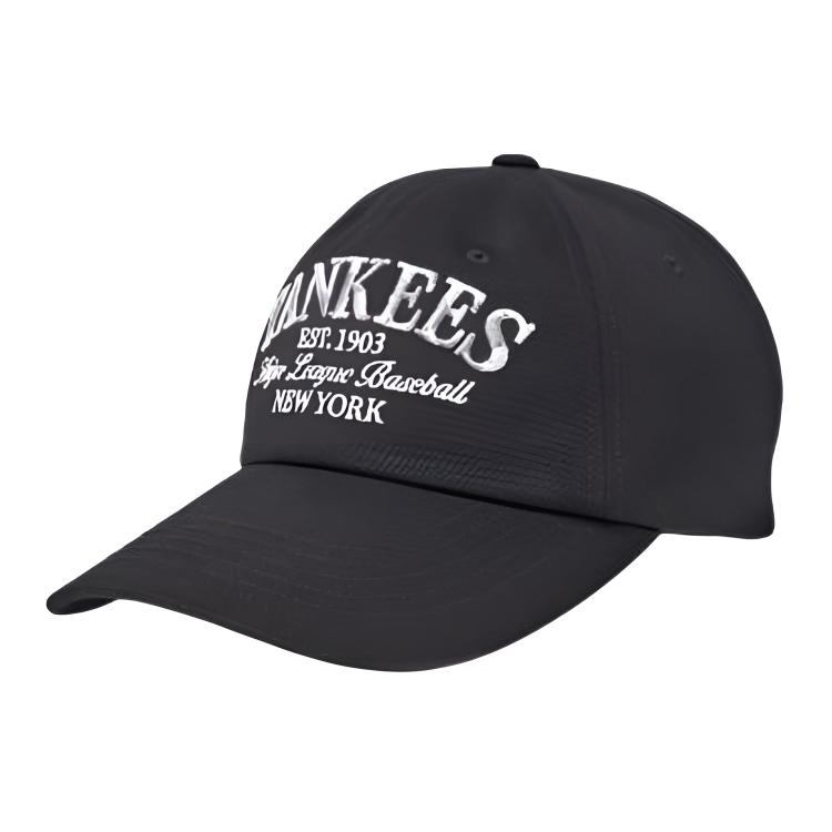 Хлопковые Бейсболки MLB Унисекс Черный/Хаки Модные 3ACPV235N F чёрный