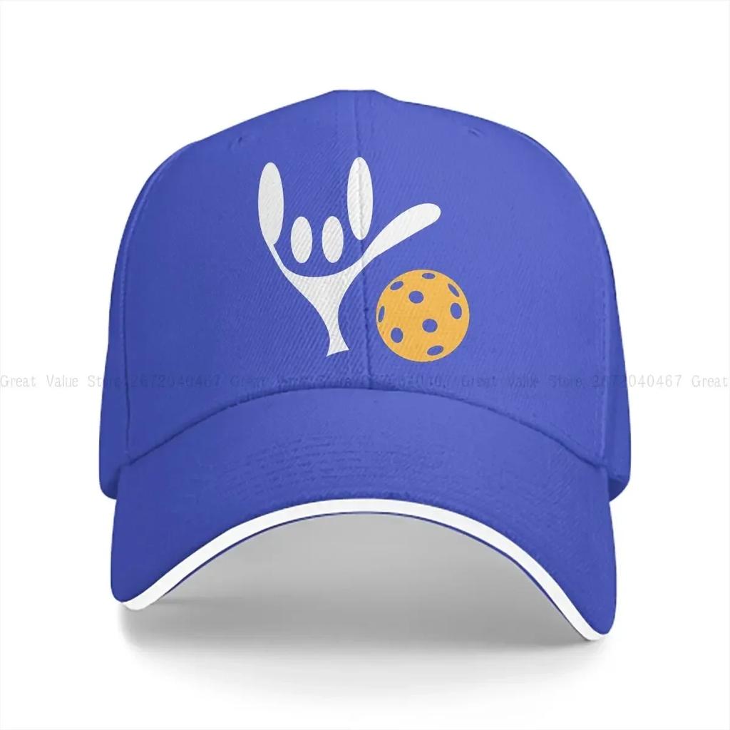 Pure Color Dad Hats ASL Sign Language Love Pickleball Unisexs Hat Sun Visor Baseball Caps Pickleball Sports Peaked Cap