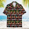Vintage Tiki 3D Printed Hawaiian Shirt For Men Clothing Summer Trendy Graphic Blouses Casual Y2k Beach Shirts vacation shirt