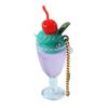 Fun Colorful Juice Cup Charm Keychain Fruit Juice Drink Cup Pendant Keyring