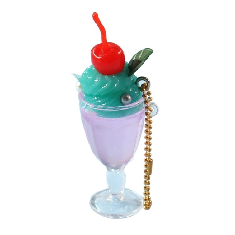 

Fun Colorful Juice Cup Charm Keychain Fruit Juice Drink Cup Pendant Keyring фиолетовый