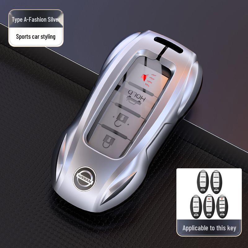 Nissan 14th Gen Sylphy Car Key Cover for Qashqai, Teana, X-Trail, Tiida, Murano, Terra - Model N7.