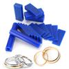 Jewelry Ring Mold Wax Tube Jewelry Ring Making Engraving Sheet Set Blue