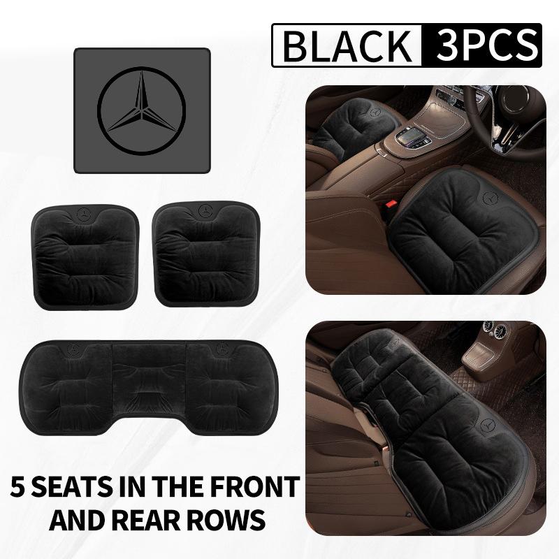 AABGW1 For Benz Car Seat Cushion Winter Plush Thickened Warmth Soft Cushion Seat Cover Accessories AMG Exclusive W204 W222 W205 W203