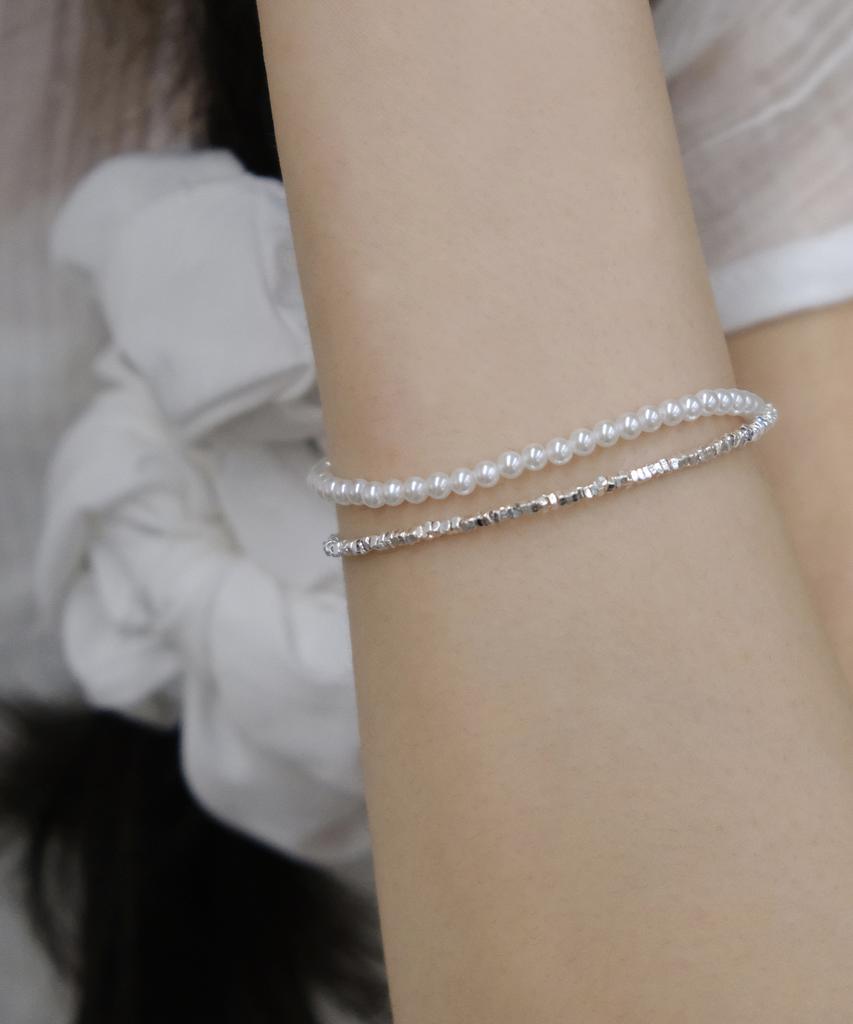 Poetryhaus Silverdust Pearl Bracelet