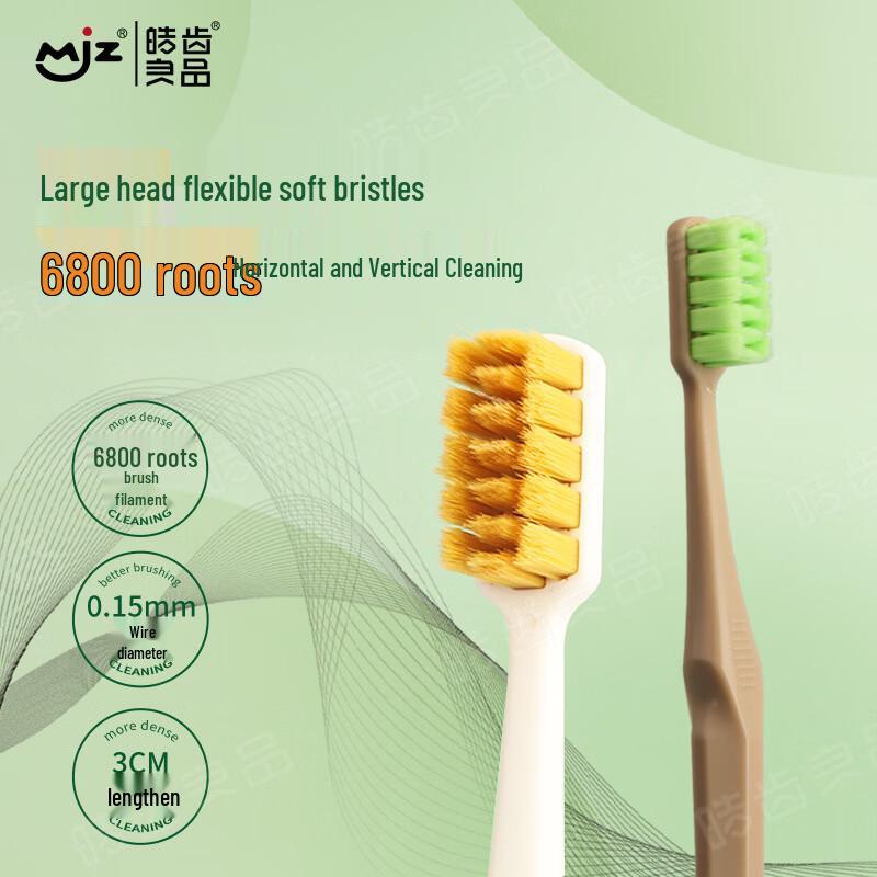 Haocilp Premium Soft-Bristle Adult Toothbrush