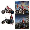 1/64 Miniature Figure Motorcycle Rider DIY Projects Tiny Collectibles Decoration Mini People Figurine Trains Architectural Model