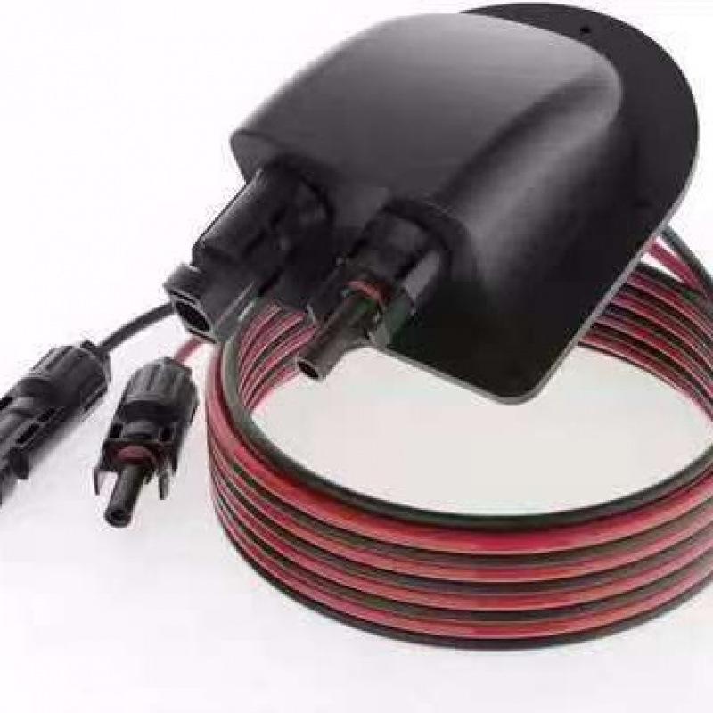 Solar Weatherproof Entry Gland Entry Housing With Extension Cable Solar Connector Solar Project For Rv Yacht Campervan