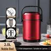 Winter Stainless Steel Insulated Multi-layer Lunch Box - Portable, Large Capacity, Keeps Food Hot for 24 Hours, Perfect for Home or Office.