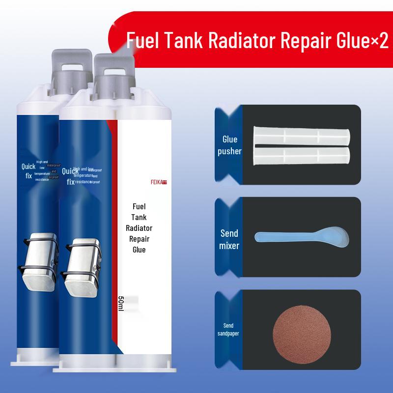 

Автомобільний клей для ремонту витоків паливного бака та радіатора для металевих поверхонь