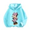 Children's Kawaii Mousee Minnieee Hoodie Girls Top Vacation Fashion Trip Kids' Clothing Toddled Girls