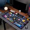 PAC Print Mouse Pad, Anti‑Slip Desktop keyboard Mat, for PC Laptop Gaming Working Daily Use, Cool Festival Surprise Gift