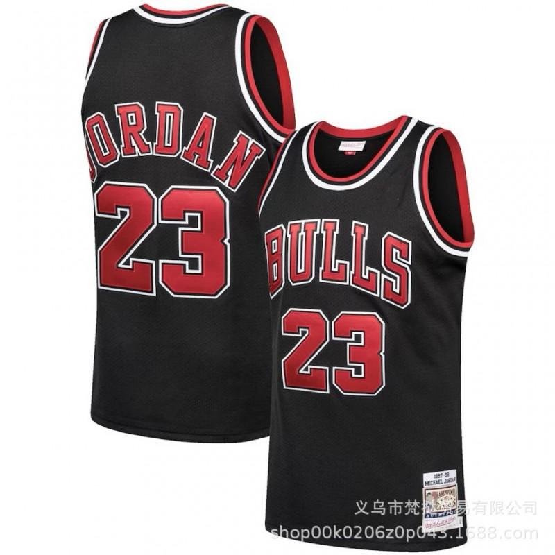 Chicago Bulls Retro Basketball Jersey Pippen 23 Rodman 33 Jordan 91 Embroidered Cotton Unisex V-Neck Sleeveless Sportswear
