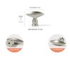 Zinc Alloy Single Hole Cabinet Knob Simple Oval Drawer Knob Matte Furniture Pull Handle For Wardrobe Cupboard Drawers Upgrade
