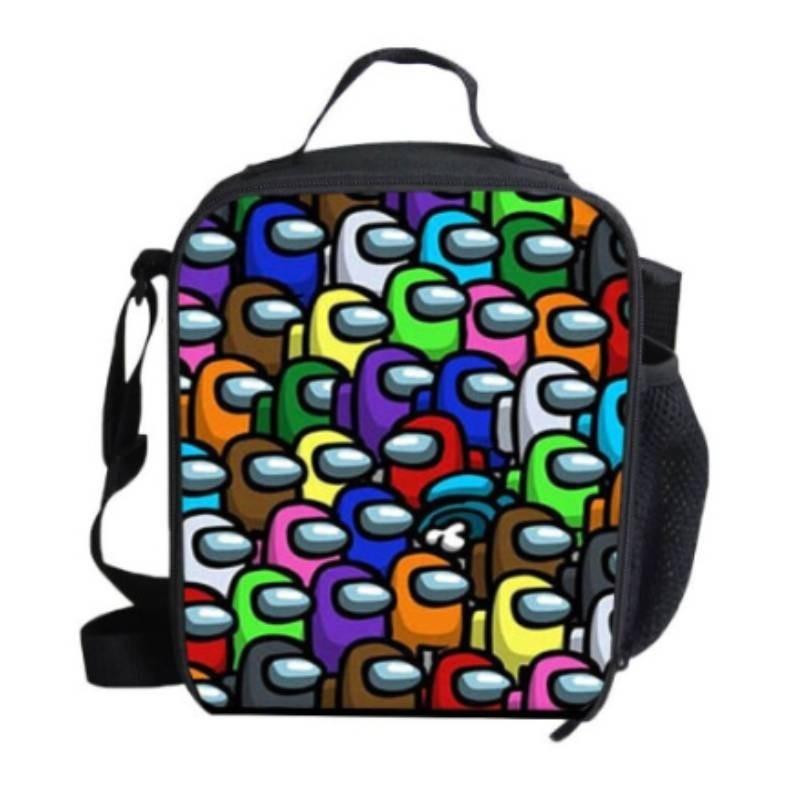 

Stylish And Fun Three Piece Backpack Set For Kids Featuring Geometric Patterns Colorful