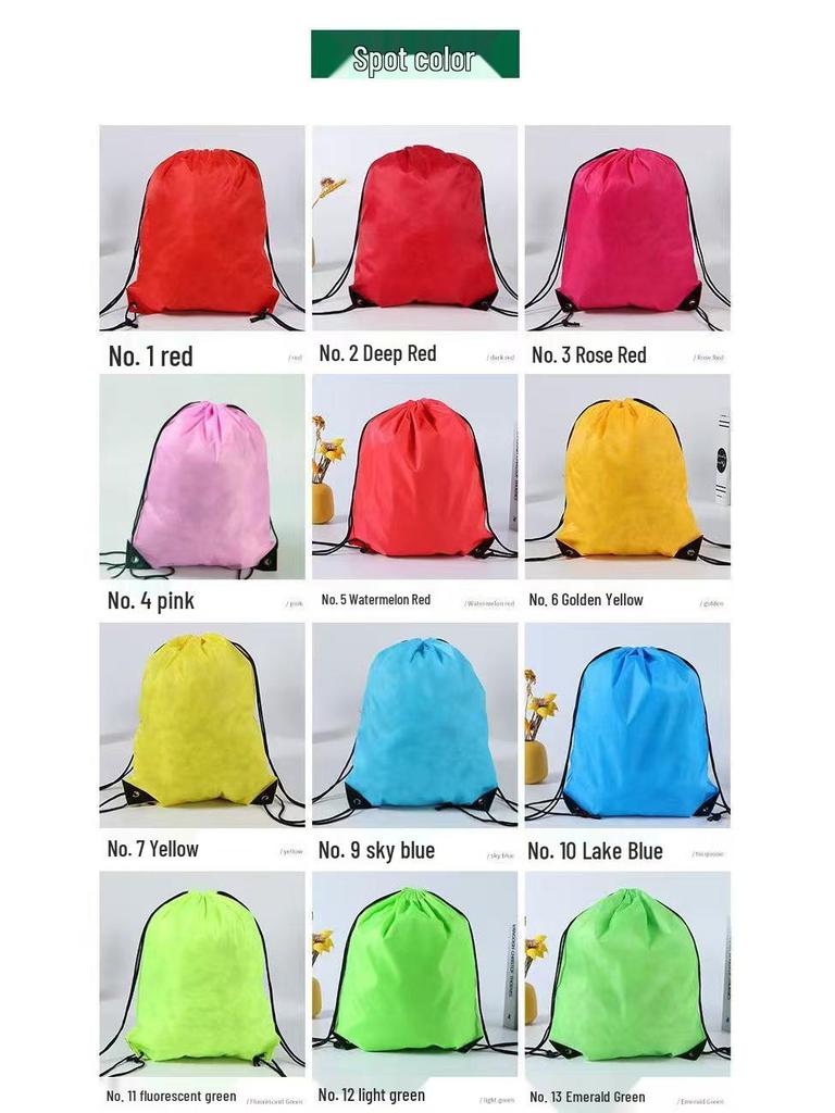 Polyester Sports Drawstring Bag with Custom Logo for Basketball & Football Events