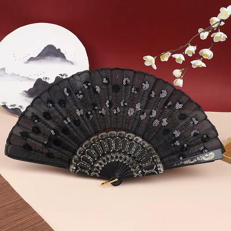 1PC Vibrant Colors Dance Performances Peacock Elegant Temperament Folding Durable Exquisite Gifts Decorated Dance Prop