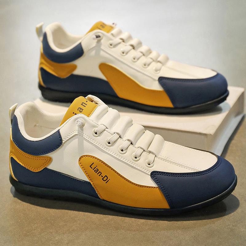 Spring 2026 Men's Versatile Low-Top Casual Leather Loafers - Youth Fashion Sports Trend