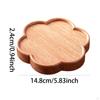 Bamboo Food Tray, Serving Platter, Snack Organizer for Breakfast and Dinner