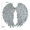 Dreamy Feather Wings Rainbow Embroidered  Badges Clothing Accessories Sequin Patches