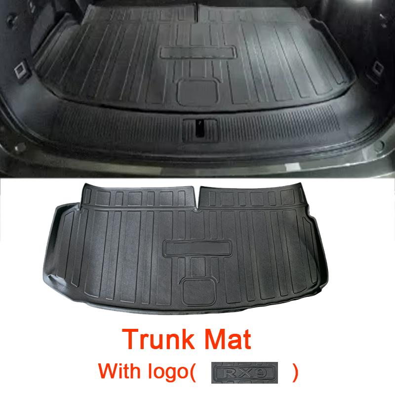 Car Rear Trunk Mats For For MG RX9 Accessories MGS9 PHEV Roewe RX9 TPE Carpet Storage Pad Waterproof Cargo Tray Cushions Mats