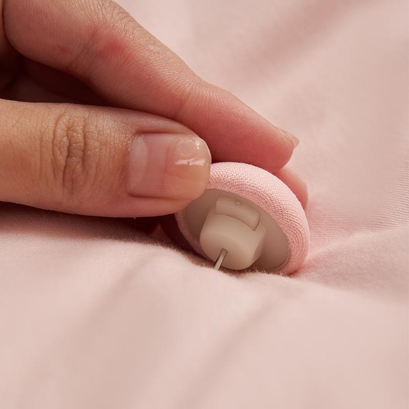 Mushroom Cotton Anti-Run Quilt Clips - Invisible Duvet Cover Safety Buckles