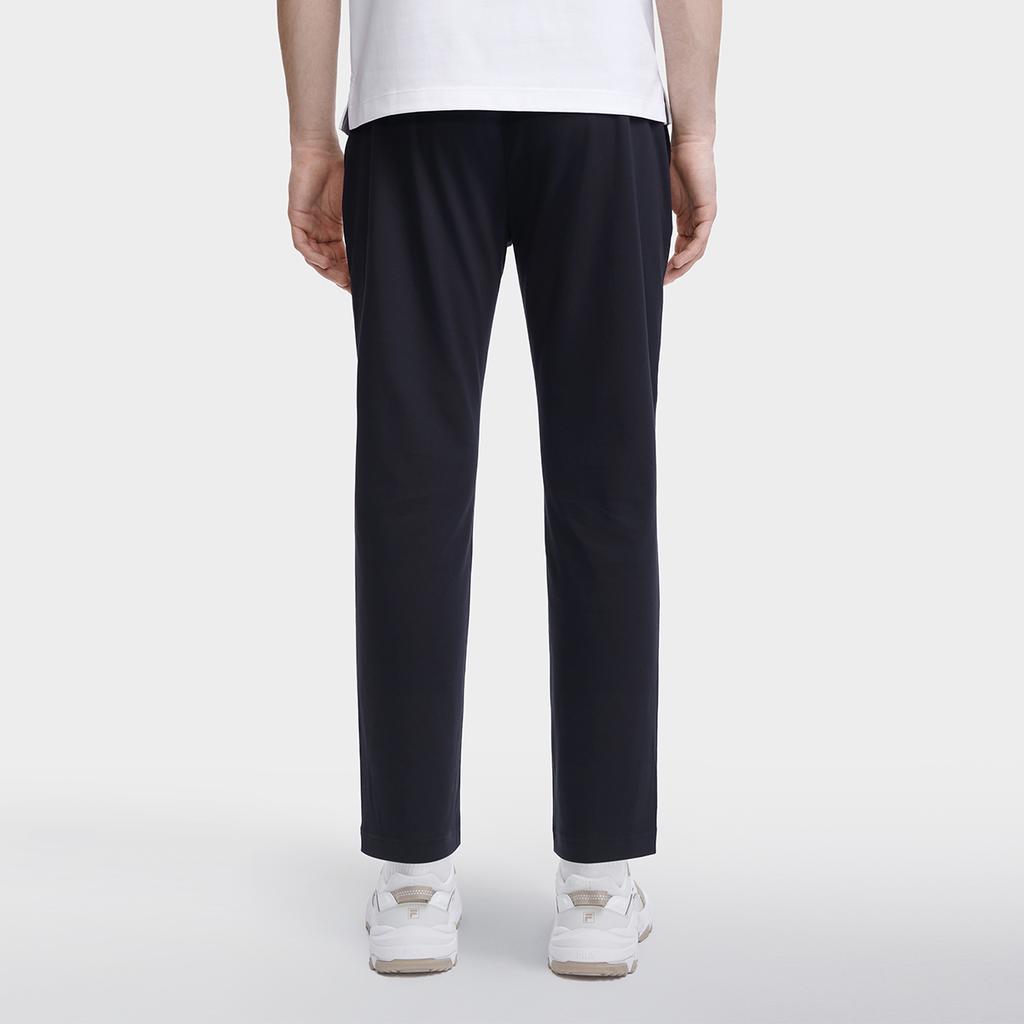 Fila Solid Color Straight Leg Knit Casual Pants Men Bottoms Legendary-Blue F11M328603B-NV