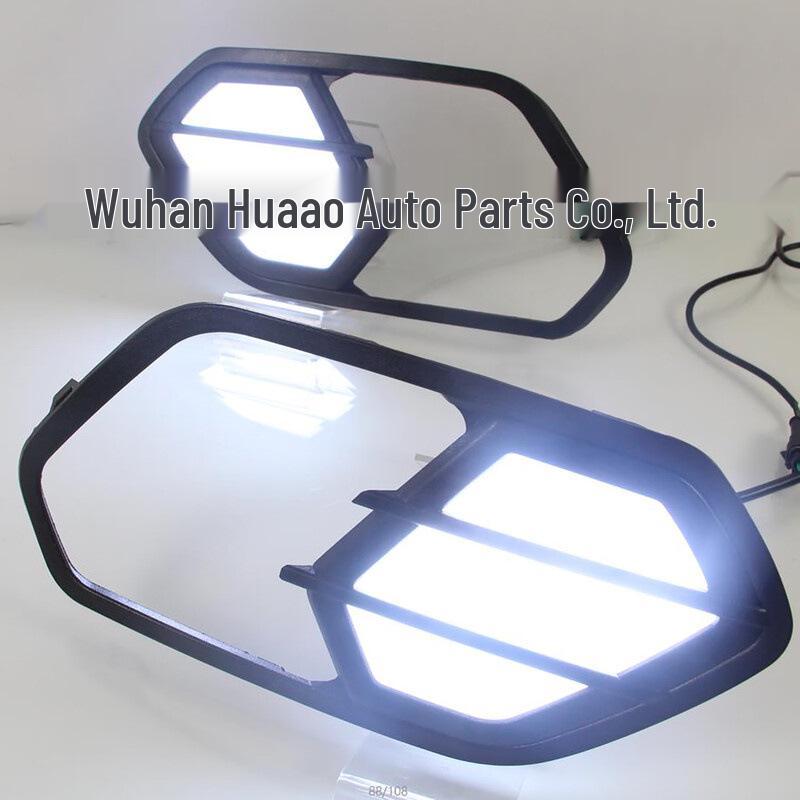 Compatible LED Daytime Running & Fog Lights with Sequential Turn Signals for 16-20 Ford Kuga.