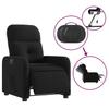 Vidaxl Electric Recliner Armchair, Black, Fabric Upholstered