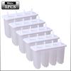 1-10PCS 4 Compartment Ice Cream Molds with Lid DIY Popsicle Maker Box Reusable Frozen Treat Mold for Kids Summer Kitchen Tool