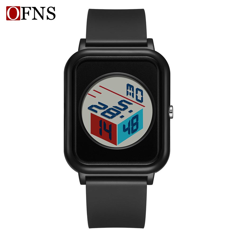 Oufanni Multifunctional Waterproof Rubik s Cube Watch for Men & Women - Sports & Student Electronic Watch