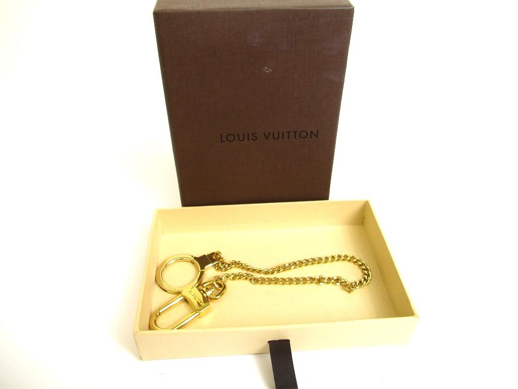 Authentic LOUIS VUITTON Gold Plated Wallet Chain Chaine Anneau Cle #b020  Seller Refurbished