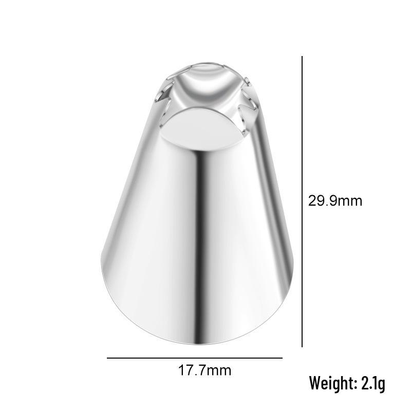 Stainless Steel Piping Tips Set - 48 Styles for Cake Decorating