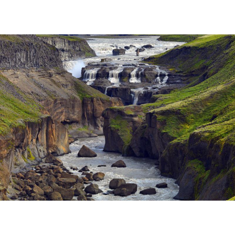 Iceland Scenery Landscape Poster: Framed Decorative Wall Art White card paper (non-adhesive) 30*42 cm
