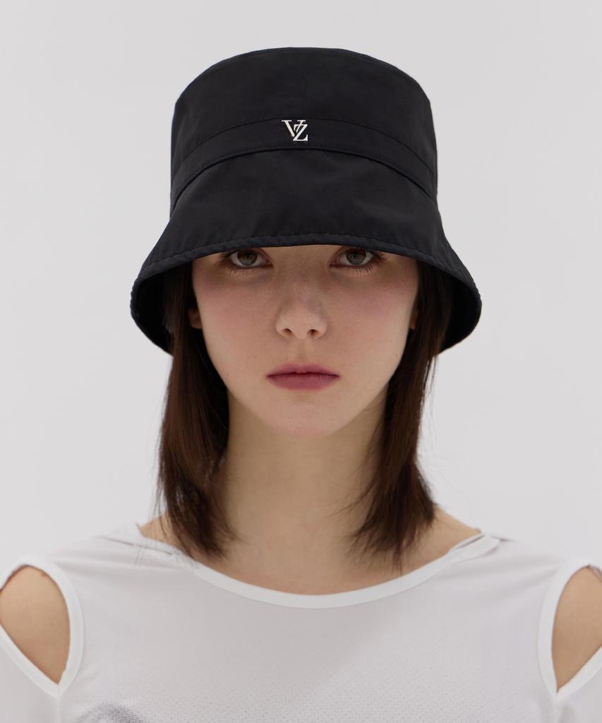 Bajal Vz Studded Basic Drop Bucket Hat Black