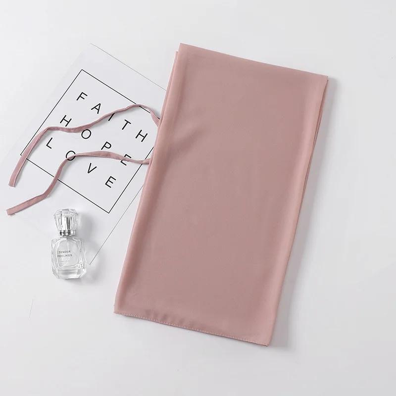 

Plain Bubble Chiffon Hijabs Instant Hijab Scarf With Rope Convenient Women Hijabs Wrap Islam Muslim Shawls Scarves Hoofddoek