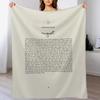 August Lyrics Throw Blanket Mens Soft Warm Throw Blanket for Couch