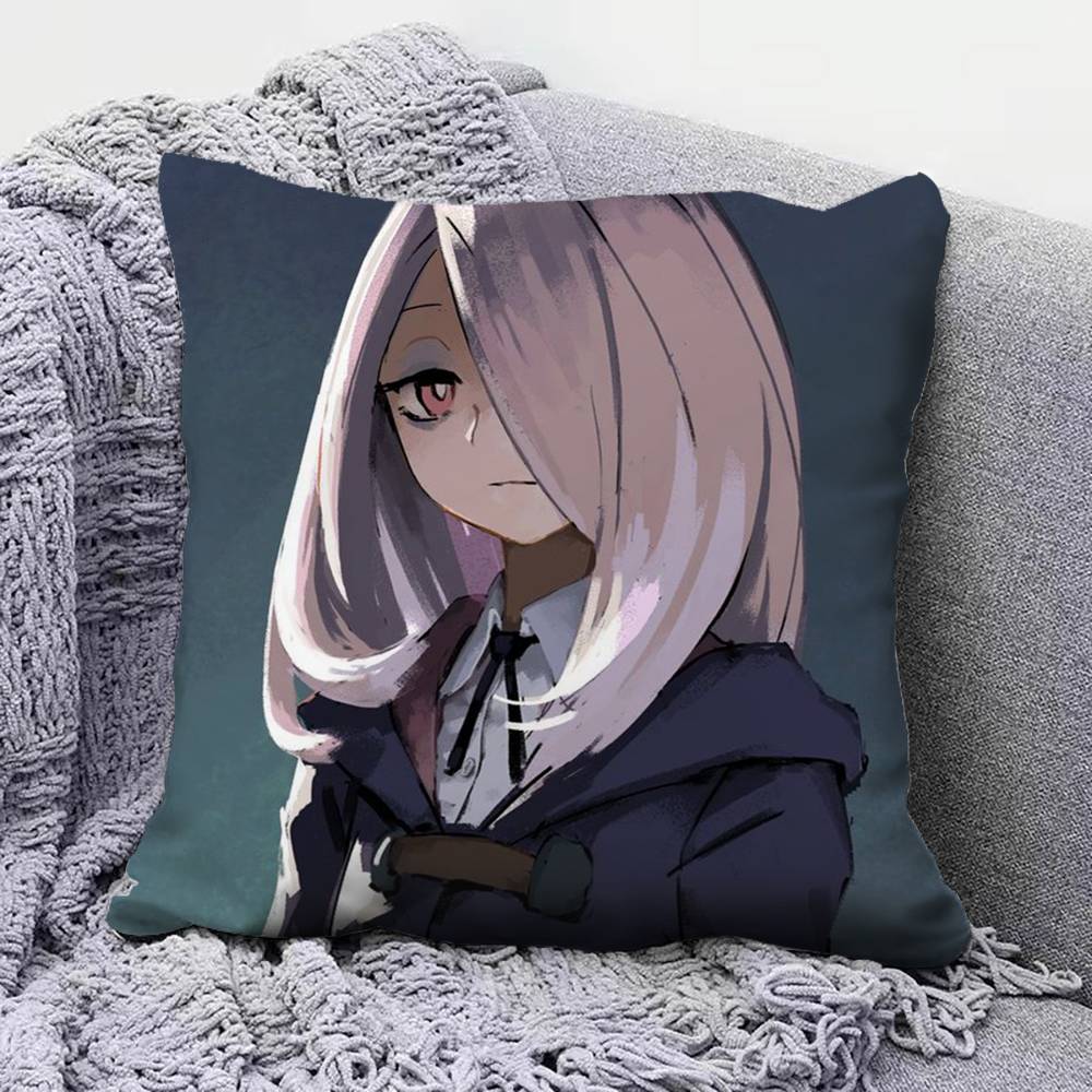 Akko Lotte Sucy Little Witch Academia Anime  Home Sofa Cushion Covers and Aecorative Custom Pillow Covers