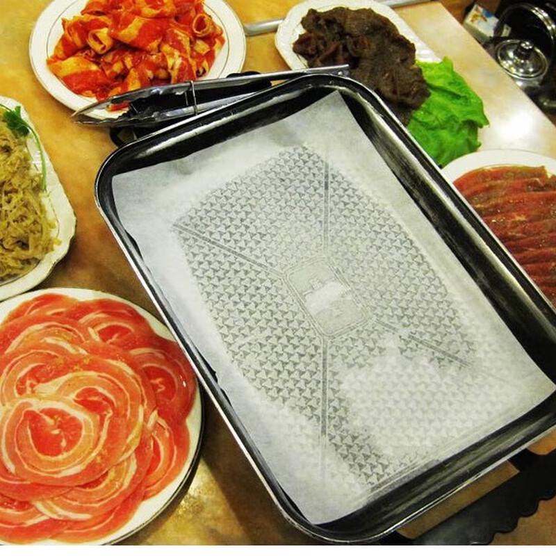 Chang Baosen Large Non-Stick Baking & Grilling Paper, 100 Sheets