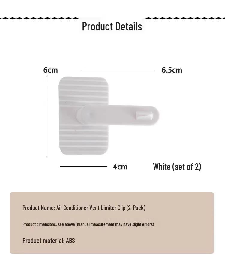 

Эксклюзив для новичков: Регулируемый ограничитель дефлектора воздуховыпускного отверстия кондиционера с бесплатной доставкой