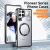 Push Pull Metal Aluminum Alloy Bumper Case For ZTE Nubia RedMagic 11 10 9 S 9 Pro+ Air Z80 Magnetic Wireless Charger Back Cover