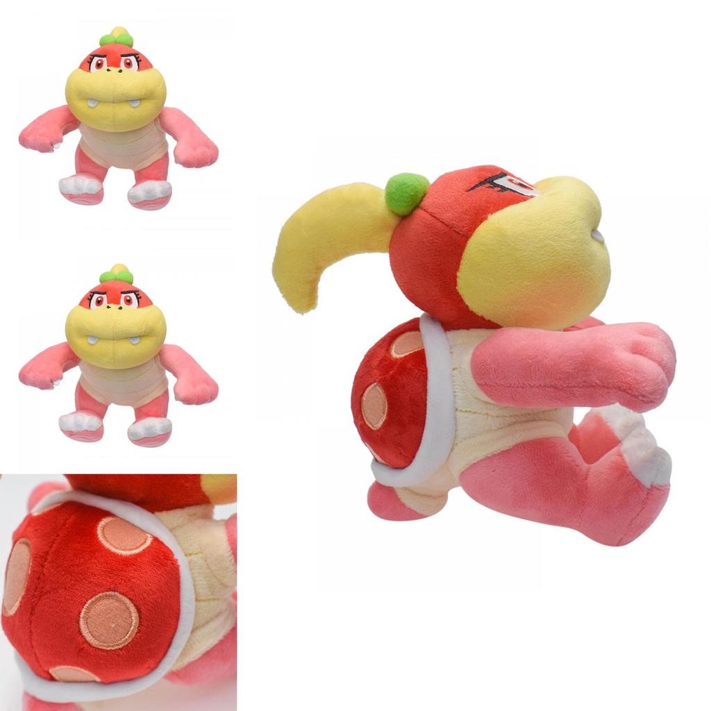 Super Mario Bros. Pom Pom Koopa Plush Toy Doll For Kids Perfect For Decoration And Collection