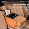 4 in 1 Car Armrest Box Height-increasing Pad Elbow Support with Pocket Tissue Cup Holder Car Center Console Cover