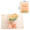 Popular 3D Handmade Christmas Bouquet Greeting Card